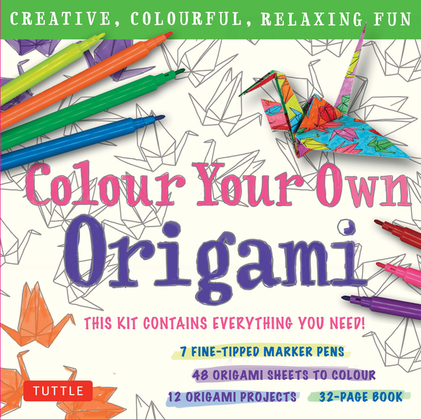 Паперова книга «Colour Your Own Origami Kit» - фото №1