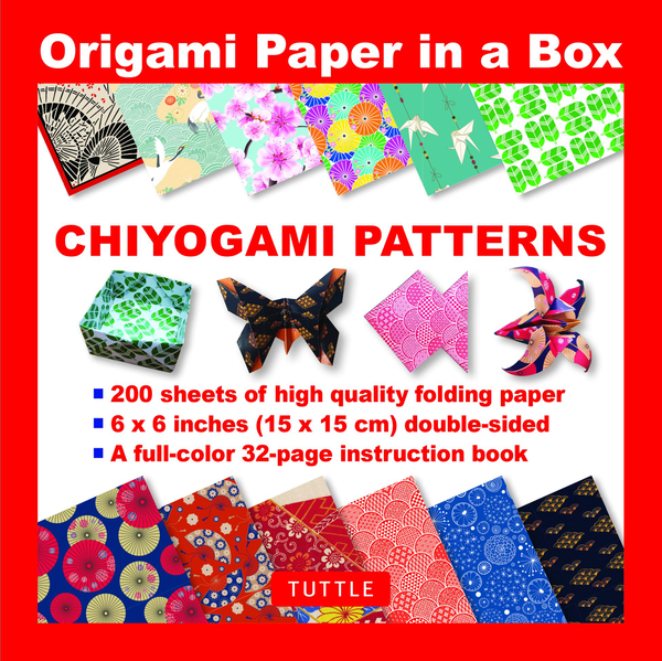 Бумажная книга «Origami Paper in a Box. Chiyogami Patterns» - фото №1
