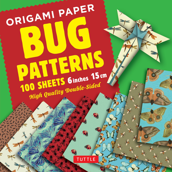 Бумажная книга «Origami Paper. 100 sheets. Bug Patterns. 15 cm» - фото №1