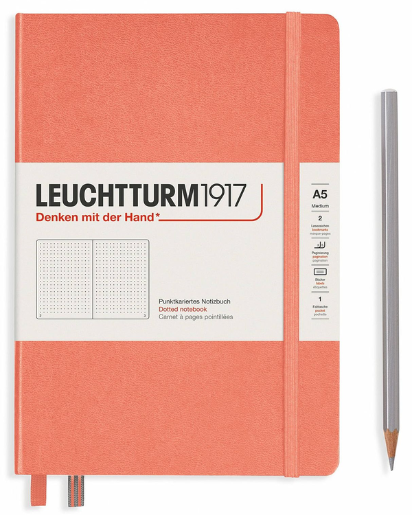  «Блокнот Leuchtturm1917 Muted Colours Точка Оранжевый (361588)», бренда Leuchtturm1917 - фото №1