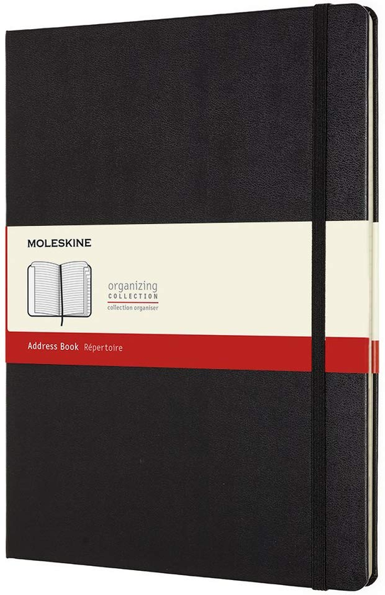  «Блокнот Moleskine Classic Address Book Черный (QP094)», бренда Moleskine - фото №1