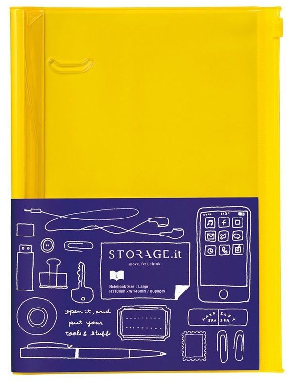  «Блокнот Storage.it Solid Colors L Жовтий (STI-NB57-YE)», бренду Storage.it - фото №1