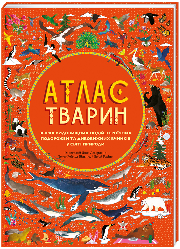 Паперова книга «Атлас тварин», авторів Емілі Хокінс, Рейчел Вільямс - фото №1