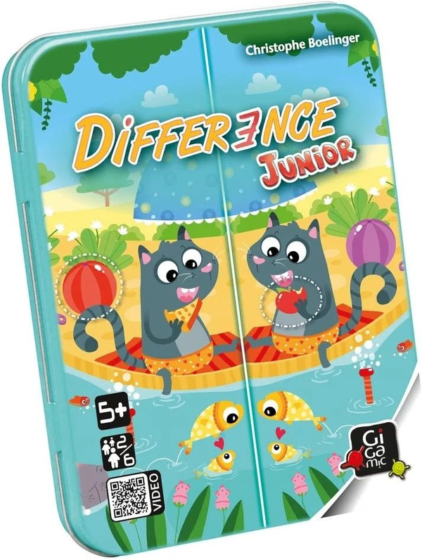  «Настільна гра Gigamic Difference Junior (Відмінності Юніор) (Difference Junior)», бренда Gigamic - фото №1