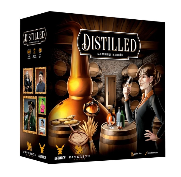  «Настільна гра Geekach Distilled. Таємниці напоїв (GKCH065DSTK)», бренда Geekach Games - фото №1