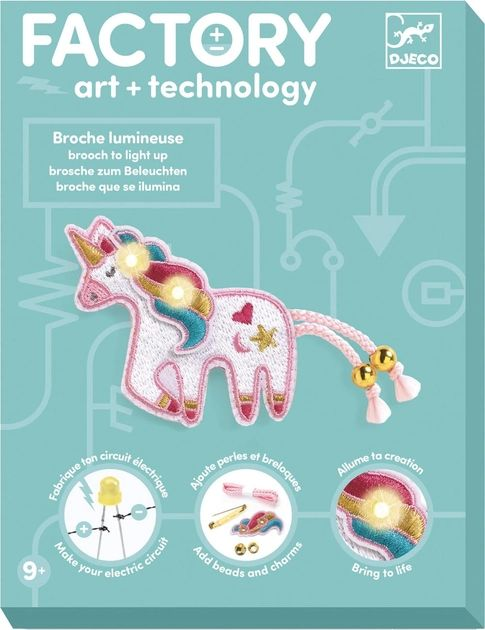  «Набір для творчості Djeco Брошка Sweet Unicorn (DJ09321)», бренда Djeco - фото №1