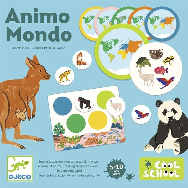  «Настільна гра Djeco Анімо Мондо (Animo Mondo) (DJ08198)», бренда Djeco - фото №1