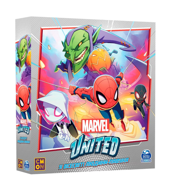 «Настільна гра Geekach Marvel United: У всесвіті Людини-павука (GKCH036SV)», бренда Geekach Games - фото №1