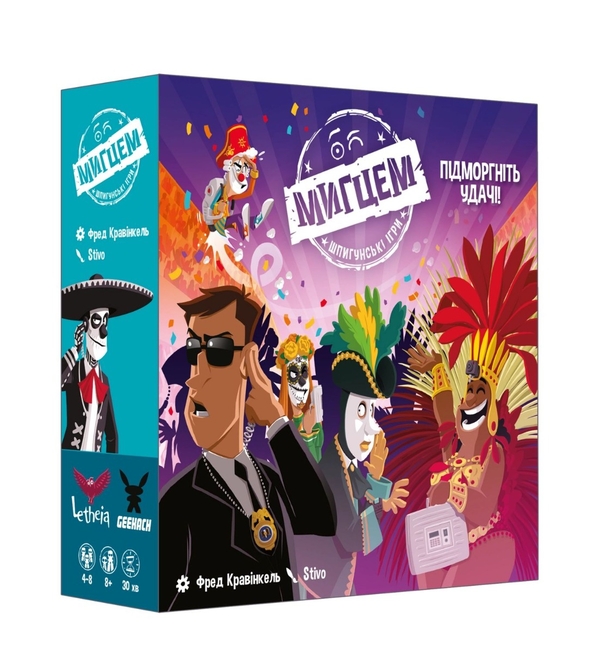 «Настільна гра Geekach Мигцем. Шпигунські ігри (Wink: Nest of Spies) (GKCH126W)», бренда Geekach Games - фото №1