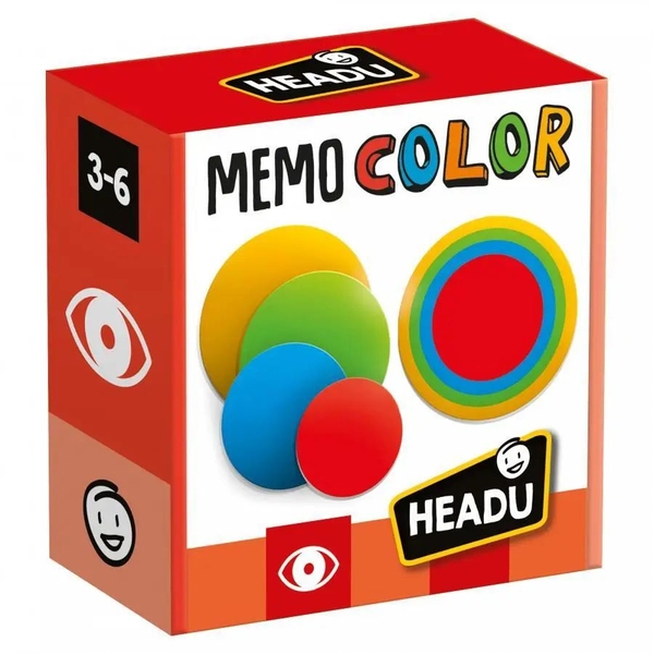  «Настільна гра HEADU Мемо кольори (MU51289)», бренда HEADU - фото №1