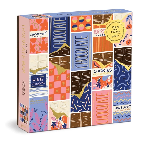 «At the Chocolate Bar 500 Piece Foil Puzzle», бренда Galison - фото №1