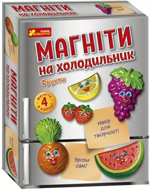  «Магніти на холодильник Ranok-Creative Фрукти (Укр) (10100631У)», бренда Ranok-Creative - фото №1