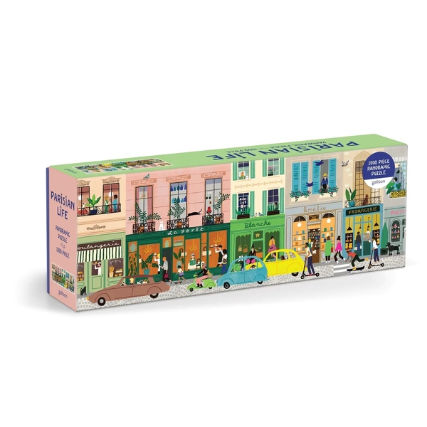  «Пазл Galison Parisian Life 1000 Piece Panoramic Puzzle», бренда Galison - фото №1
