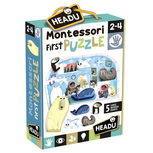  «Пазл HEADU Монтессорі Полярний світ (MU24711)», бренда HEADU - фото №1