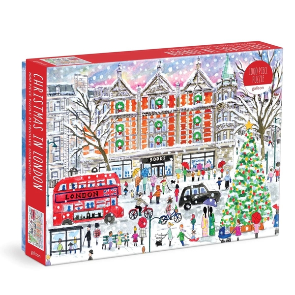  «Пазл Galison Christmas in London by Michael Storrings 1000 ел.», бренда Galison - фото №1