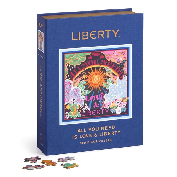  «Пазл Galison All You Need is Love & Liberty by Liberty of London Ltd 500 ел.», бренда Galison - фото №1