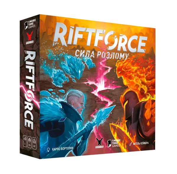 «Настільна гра Geekach Riftforce. Сила розлому (GKCH069RF)», бренду Geekach Games - фото №1