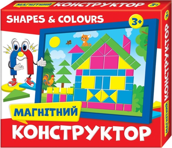  «Магнітний конструктор Мій успіх+ SHAPES & COLOURS (200000027У)», брендов Мій успіх+, Ранок. Наочні посібники, Ранок - фото №1