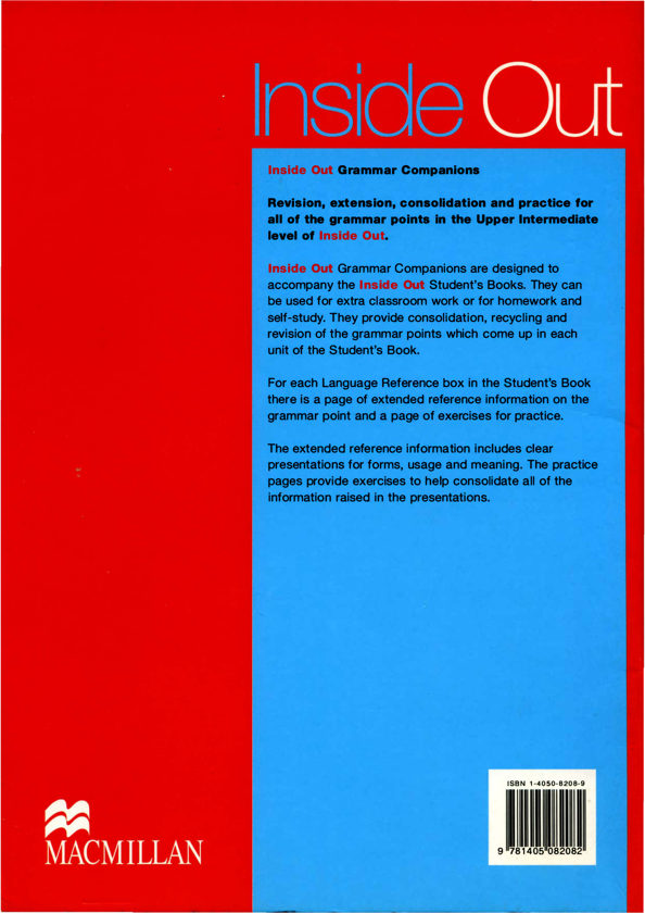 [object Object] «Inside Out. Upper-Intermediate. Grammar Companion», авторов Джонатан Маркс, Джон Хирд - фото №2 - миниатюра