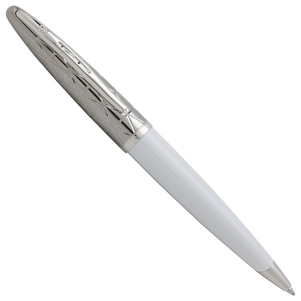  «Шариковая ручка Waterman Carene Deluxe Contemporary White ST (21 206)», бренда Waterman - фото №1