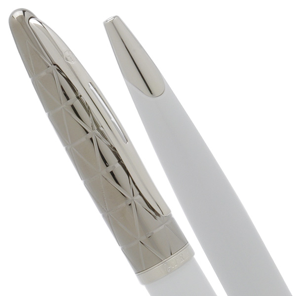  «Шариковая ручка Waterman Carene Deluxe Contemporary White ST (21 206)», бренда Waterman - фото №1