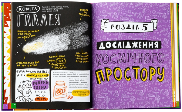 Бумажная книга «Дещо потрясне про космос та інші галактичні штуки!», автор Майкл Ловери - фото №1