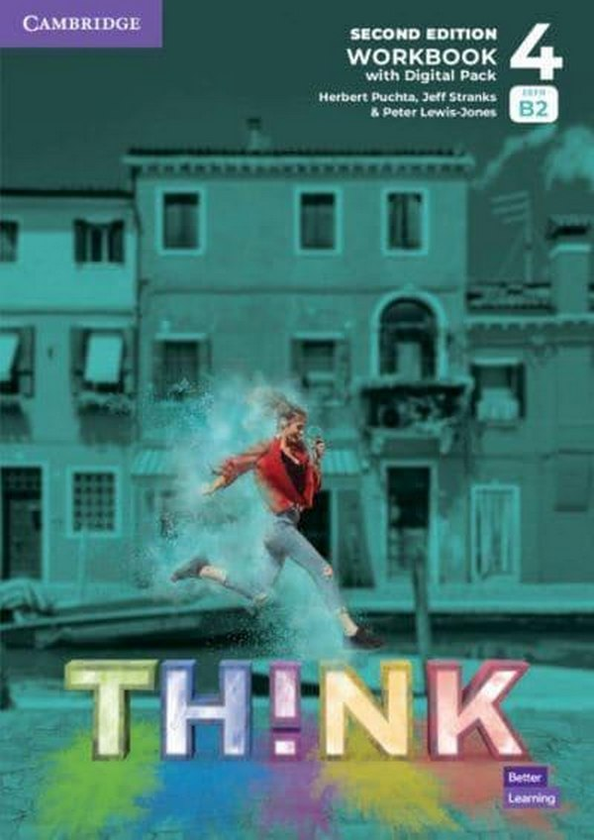 [object Object] «Think 2nd Ed 4 (B2) Workbook with Digital Pack British English», авторів Герберт Пухта, Пітер Льюїс-Джонс, Джефф Стренкс - фото №1