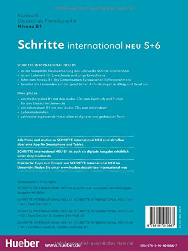Бумажная книга «Schritte international Neu 5+6 Kursbuch», авторов Марион Кернер, Анжела Пуда, Силке Хилперт, Энн Роберт, Ютта Орт-Чамба - фото №1