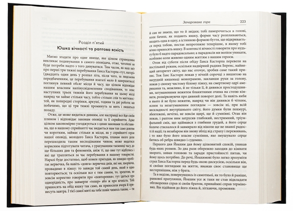 Паперова книга «Зачарована гора», автор Томас Манн - фото №1