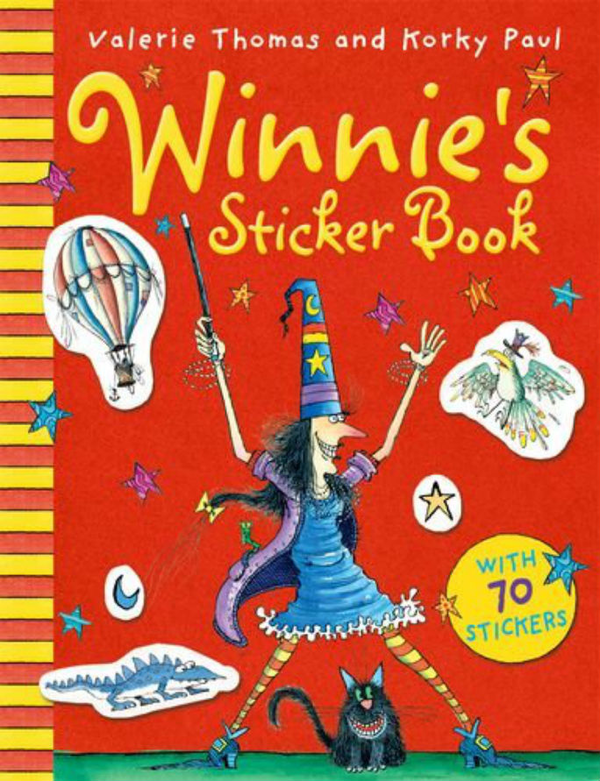 Паперова книга «Winnie's Sticker Book», автор Валері Томас - фото №1