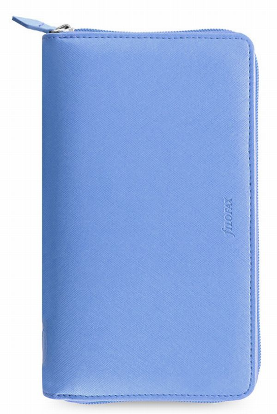  «Органайзер Filofax Saffiano Compact Zip Vista Blue (18-022592)», бренда Filofax - фото №1