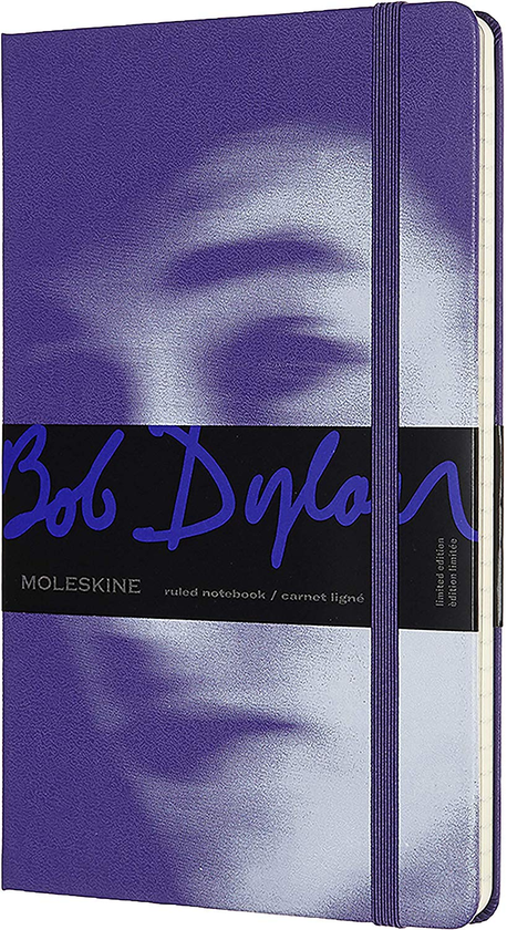  «Блокнот Moleskine Bob Dylan Линейка Фиолетовый (LEBDQP060B)», бренда Moleskine - фото №1