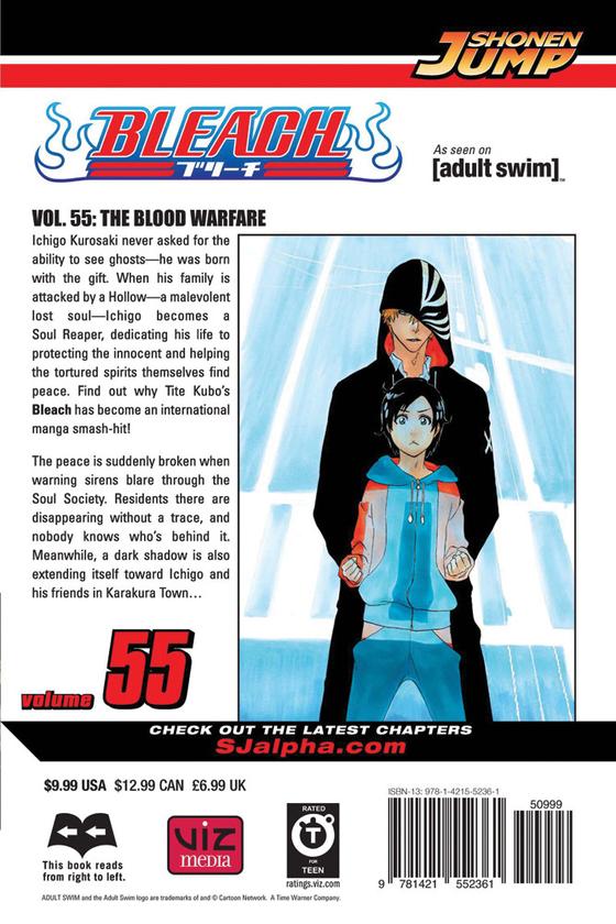 Бумажная книга «Bleach. Volume 55», автор Тайто Кубо - фото №1