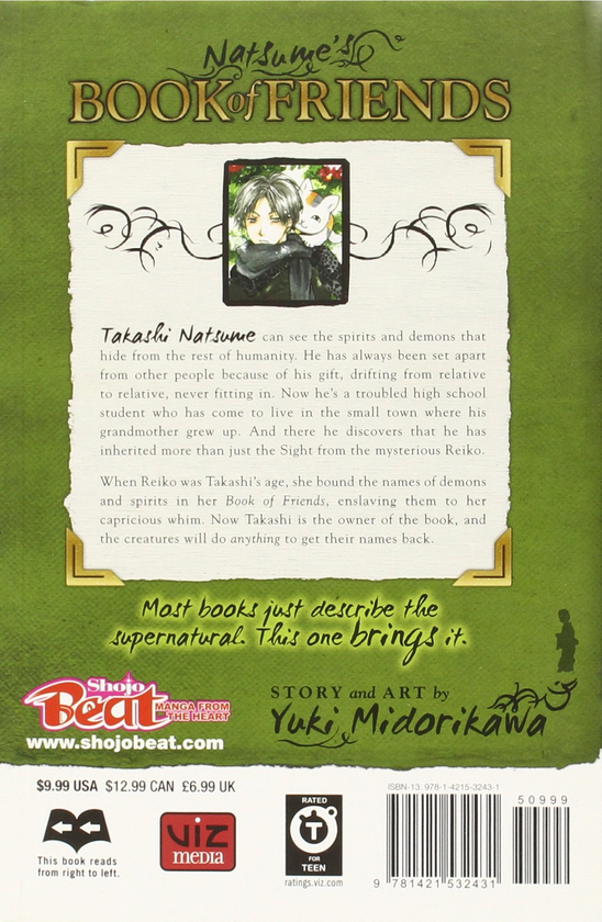 Паперова книга «Natsume's Book of Friends. Volume 1», автор Юкі Мідорікава - фото №1