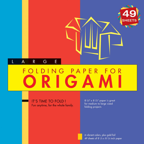 Бумажная книга «Folding Paper for Origami. Large. 49 Sheets» - фото №1
