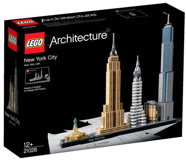  «Конструктор LEGO Architecture Нью-Йорк (21028)», бренду LEGO - фото №1