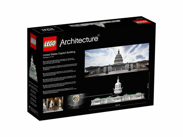  «Конструктор LEGO Architecture Капитолий США (21030)», бренда LEGO - фото №1