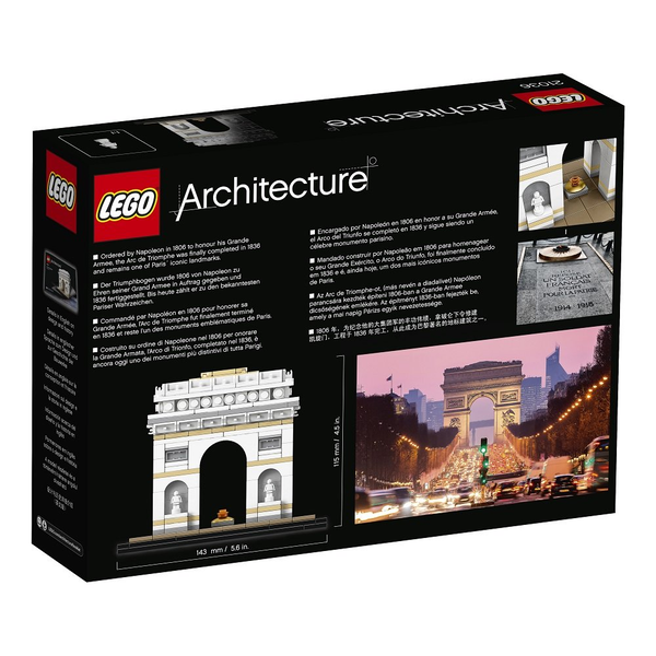  «Конструктор LEGO Architecture Триумфальная арка (21036)», бренда LEGO - фото №1
