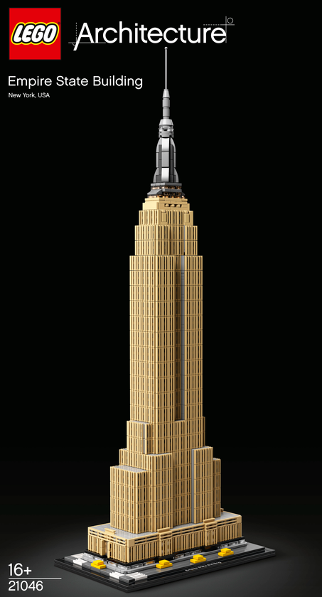  «Конструктор LEGO Architecture Емпайр-стейт-білдінг (21046)», бренду LEGO - фото №1