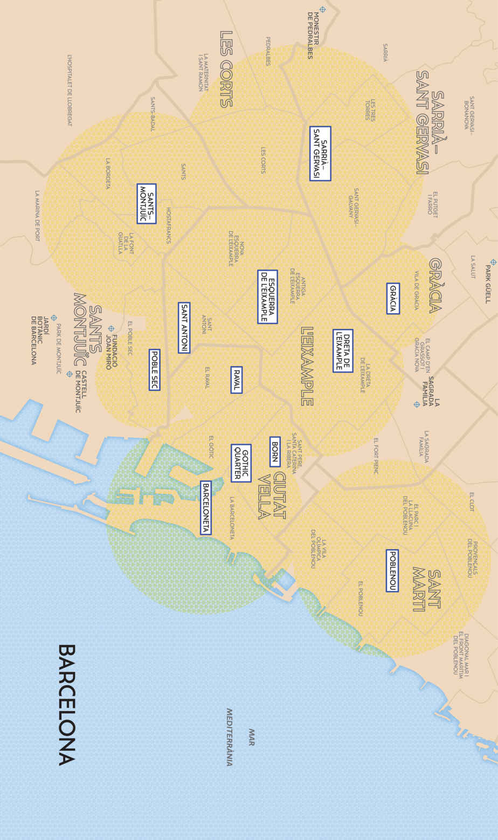 Бумажная книга «Barcelona Precincts», автор Бен Холбрук - фото №1