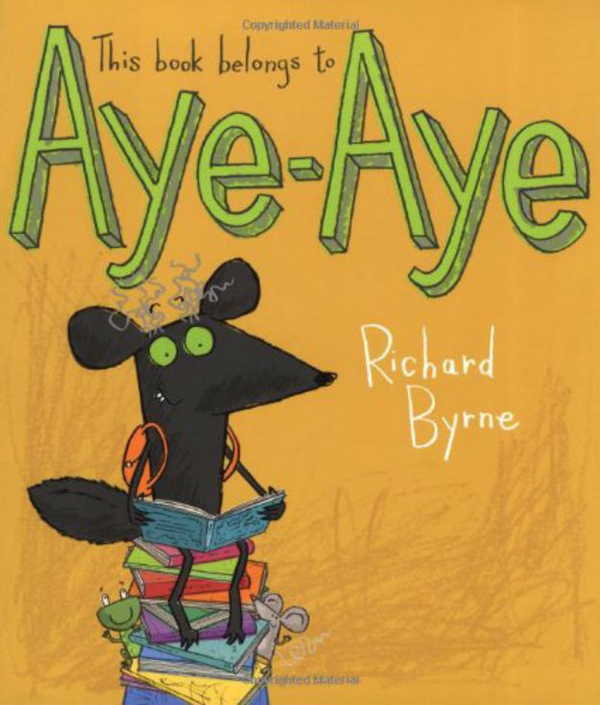 Бумажная книга «This Book Belongs to Aye-Aye», автор Ричард Бирн - фото №1