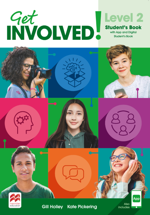 Паперова книга «Get Involved for Ukraine 2. Student's Book with App and Digital Student's Book», авторів Кейт Пікерінг, Джилл Холлі - фото №1