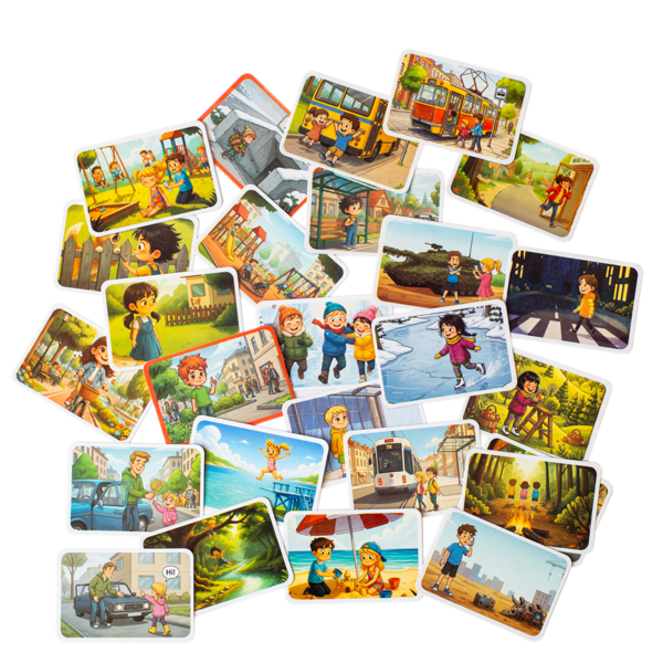Paper book «Educational game "If You Are Alone Outside"» - фото №1