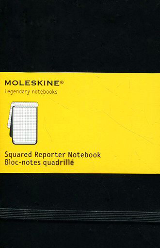  «Карманная записная книжка репортера Moleskine Черная в клетку (978-88-8370-549-6)», бренда Moleskine - фото №1