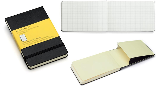  «Карманная записная книжка репортера Moleskine Черная в клетку (978-88-8370-549-6)», бренда Moleskine - фото №1