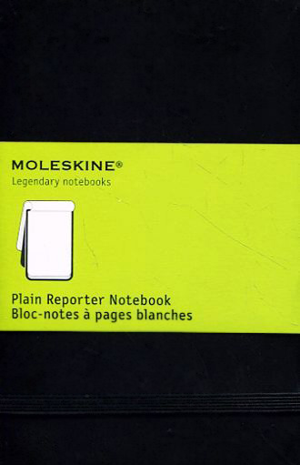  «Карманная записная книжка репортера Moleskine Черная нелинованная (978-88-8370-550-2)», бренда Moleskine - фото №1