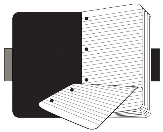  «Блокнот Moleskine Folio Professional A4 Черный в линейку (PFBL1A05EN)», бренда Moleskine - фото №1