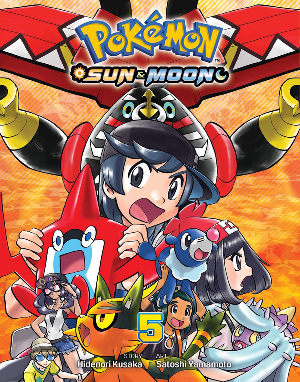 Паперова книга «Pokemon. Sun & Moon. Volume 5», автор Хiденорi Кусака - фото №1