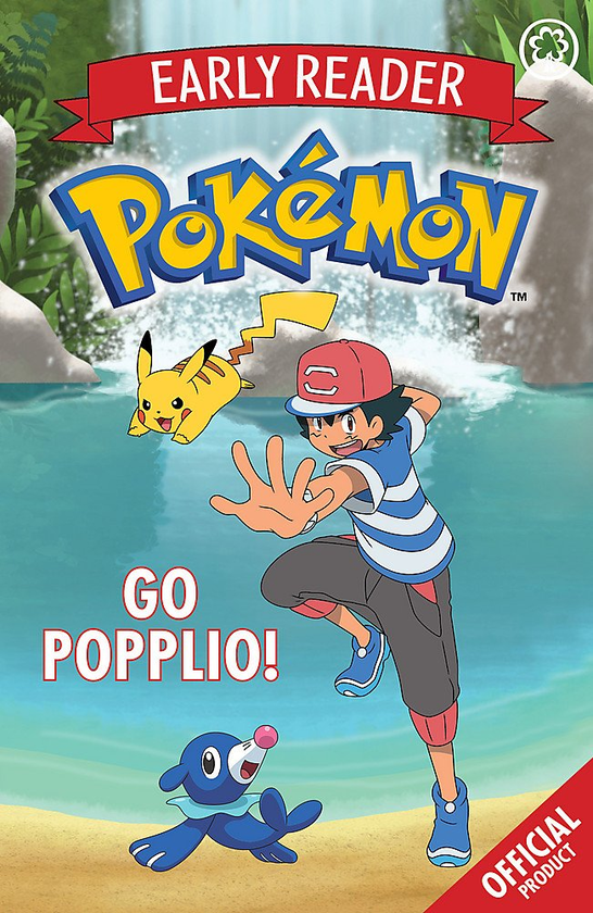Бумажная книга «The Official Pokemon Early Reader. Book 5. Go Popplio!» - фото №1