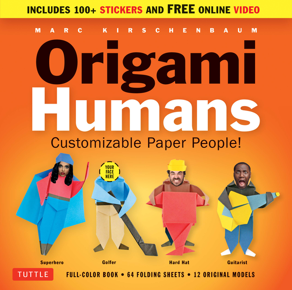 Паперова книга «Origami Humans Kit: Customizable Paper People!», автор Марк Кірхенбаум - фото №1